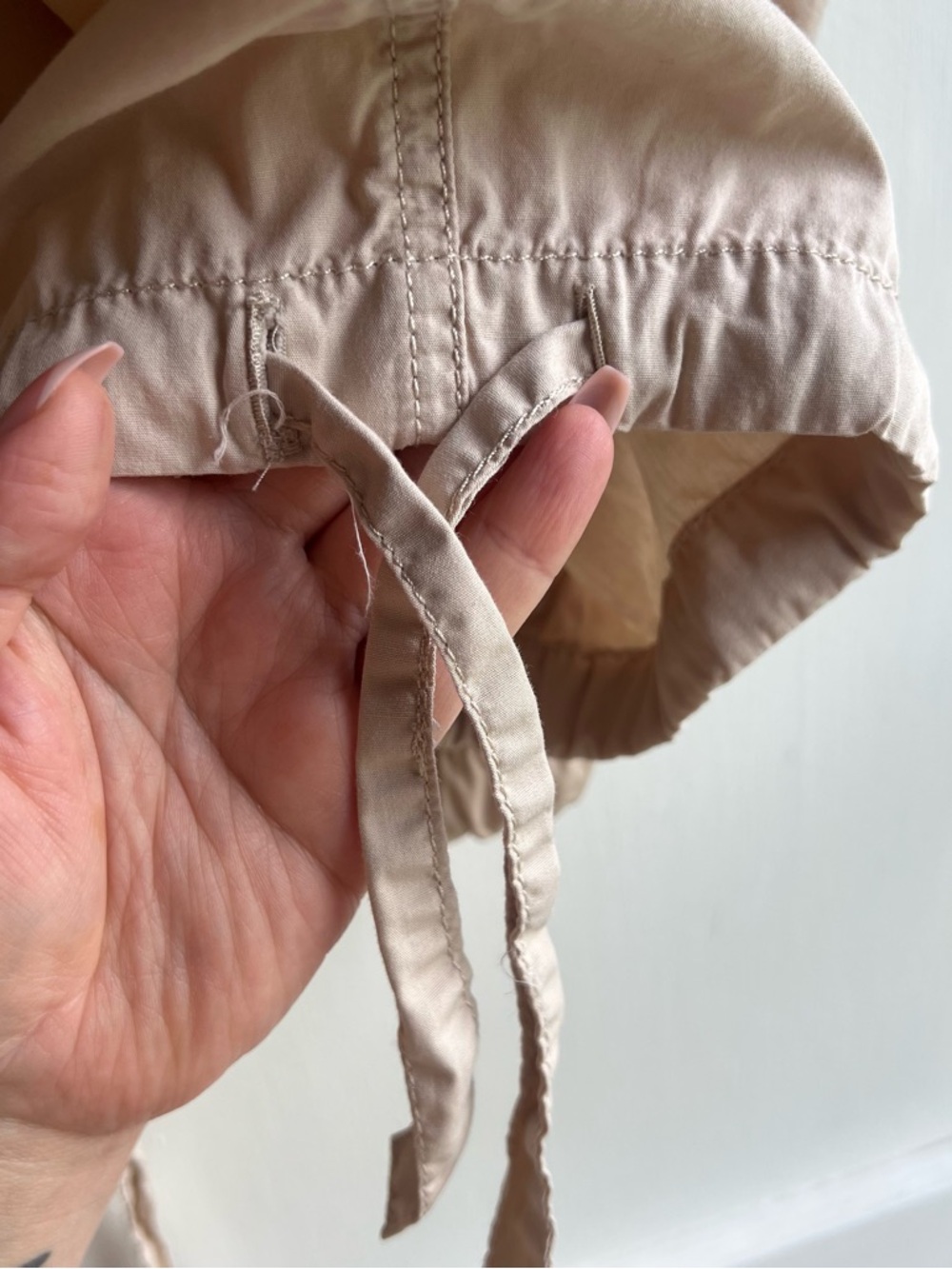 LOFT beige utility pull-on pants - Picture 8 of 15
